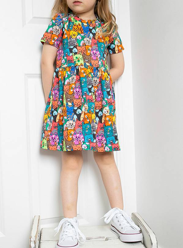 FRED & NOAH Ali Cat Dress 5-6 Years